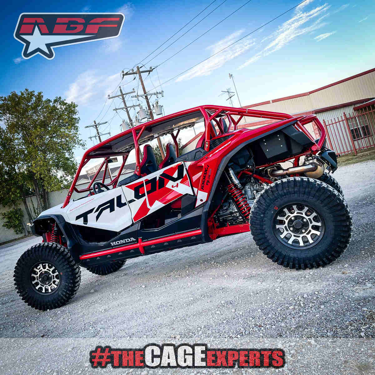 ABF Honda Talon 1000 4 Seat F16 Roll Cage