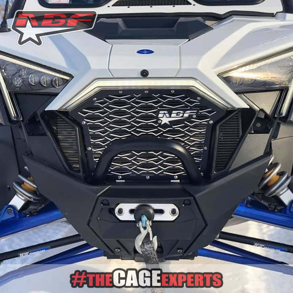 ABF Polaris RZR Pro XP Accented Mesh Front Grill