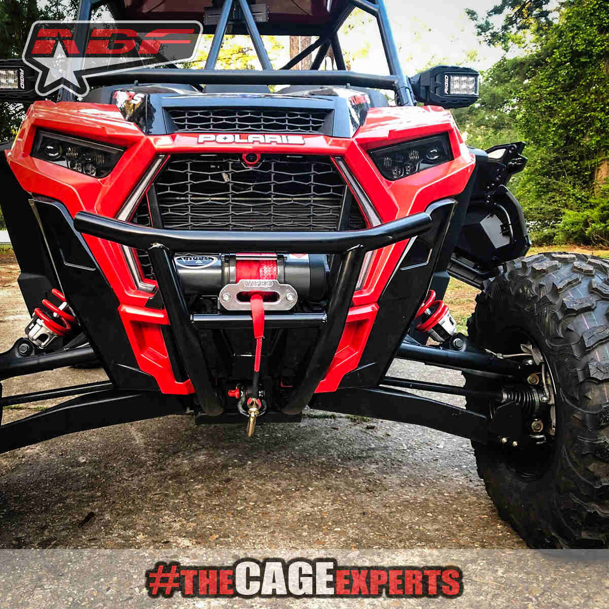 ABF Polaris RZR XP 1000 Winch Front Bumper