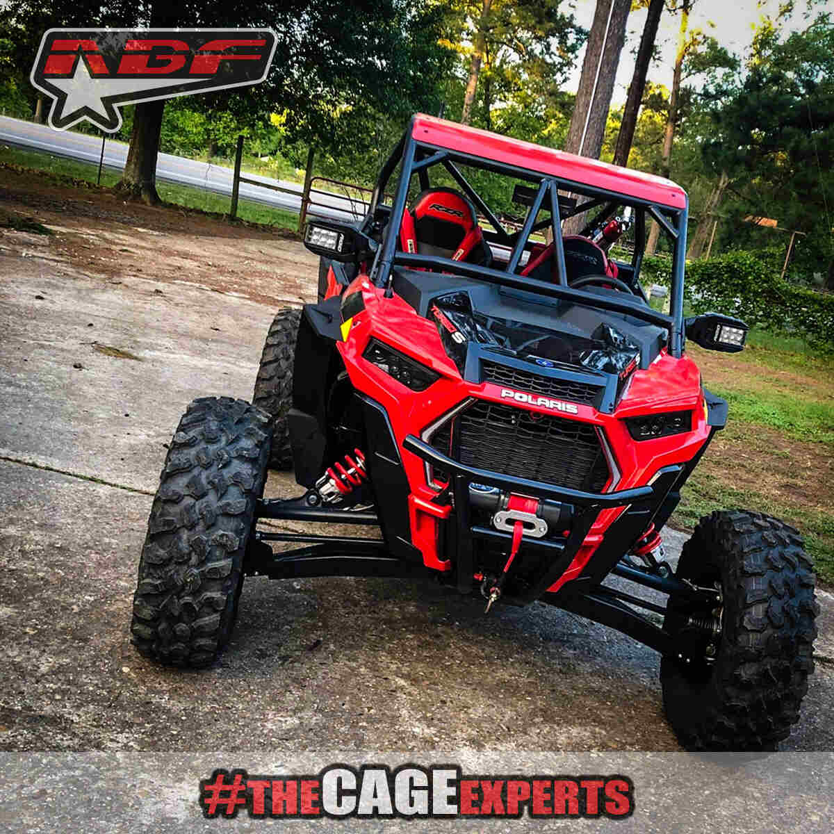 ABF Polaris RZR XP 1000 Winch Front Bumper