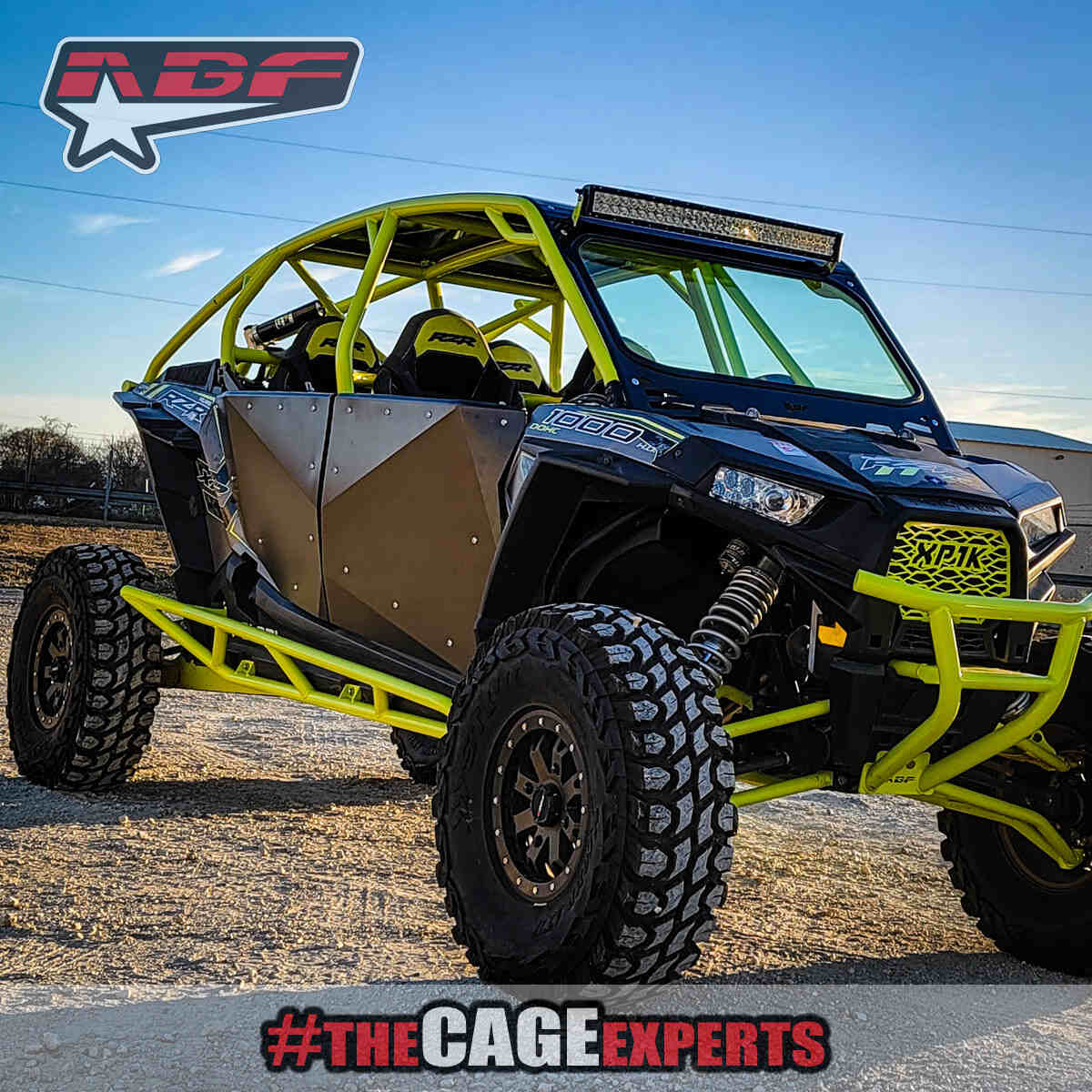 ABF Polaris RZR XP4 1000/Turbo/Turbo S Rock Sliders