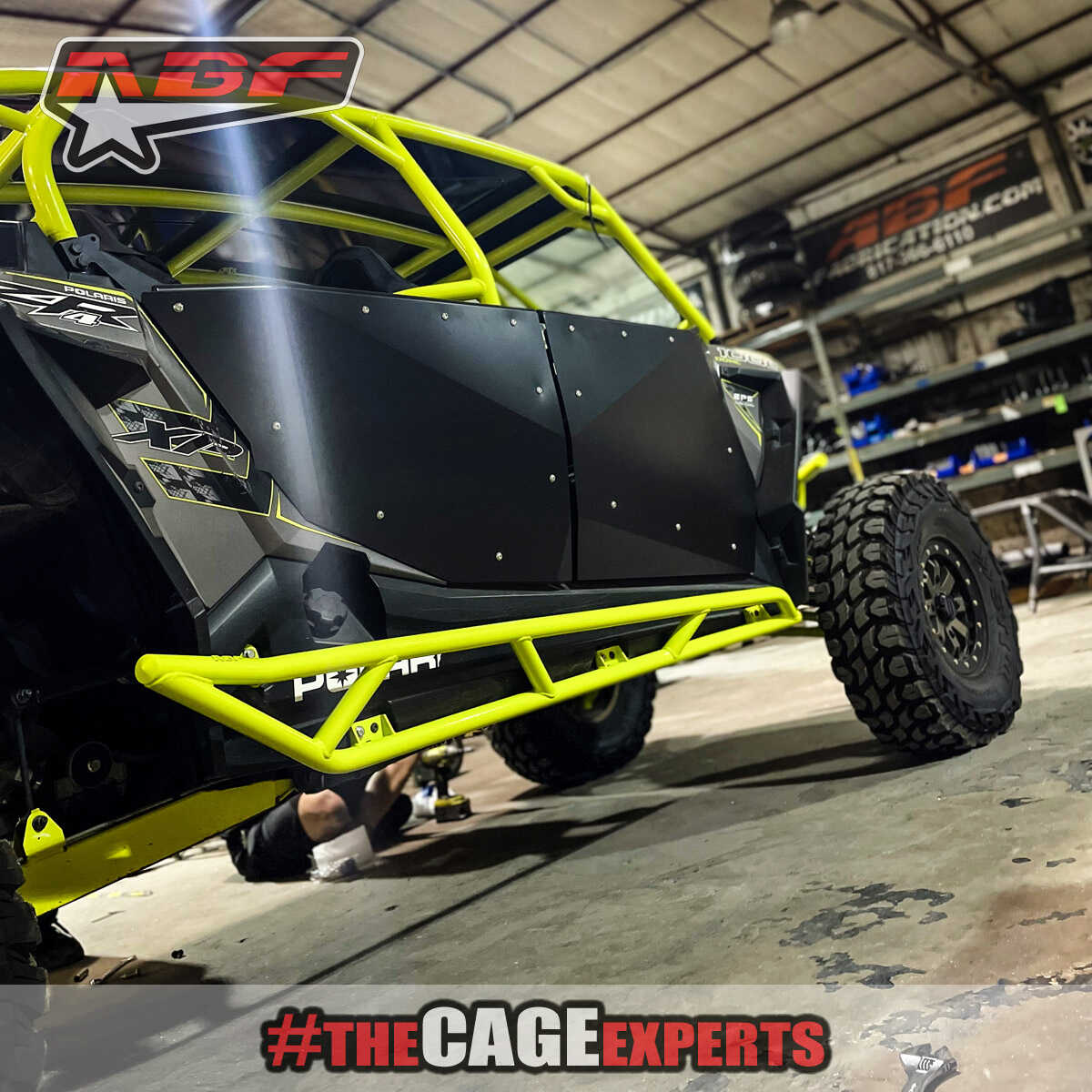 ABF Polaris RZR XP4 1000/Turbo/Turbo S Rock Sliders