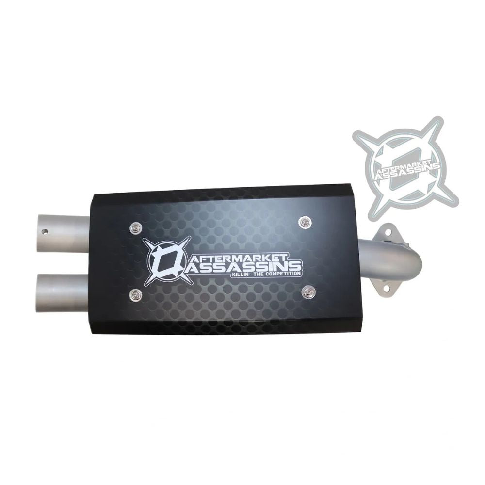Aftermarket Assassins '15-'23 Polaris RZR XP 1000 Stainless Slip-On Exhaust