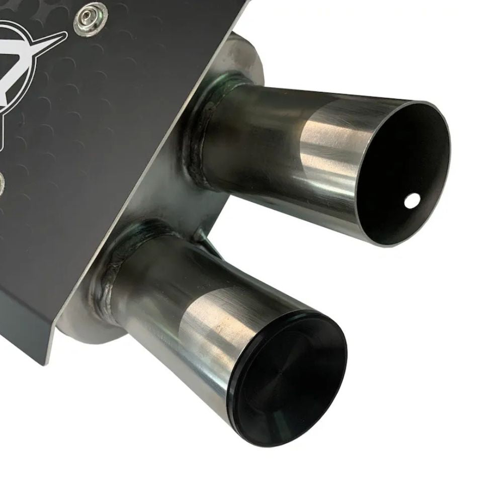 Aftermarket Assassins '15-'23 Polaris RZR XP 1000 Stainless Slip-On Exhaust