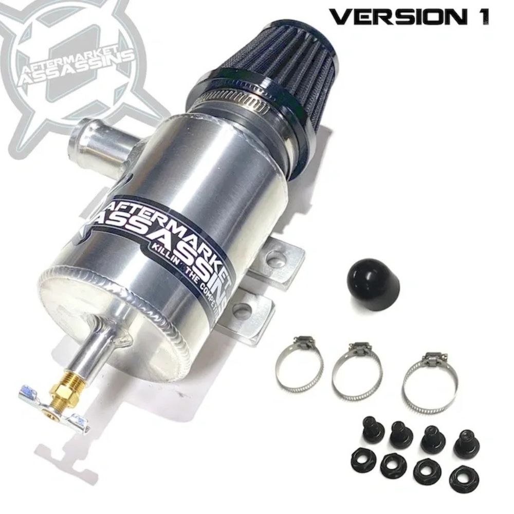 Aftermarket Assassins '16-'21 Polaris RZR XP Turbo Oil Catch Can