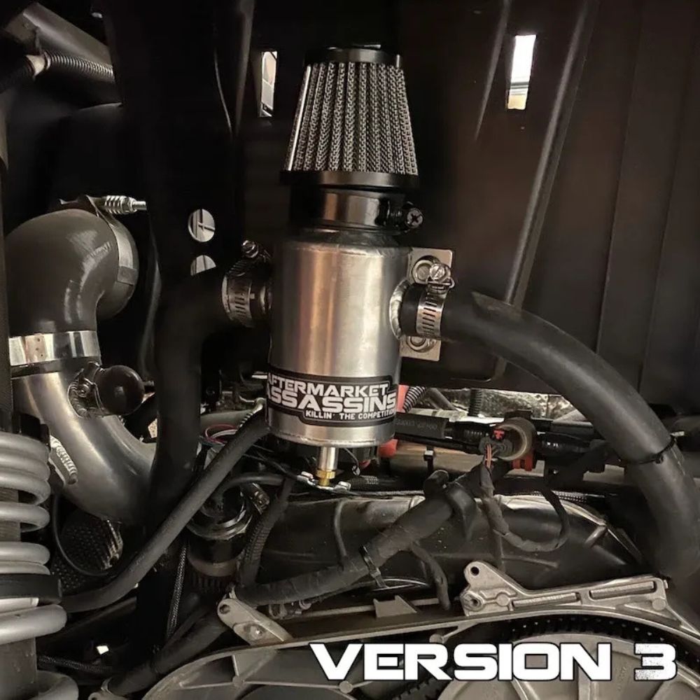 Aftermarket Assassins '16-'21 Polaris RZR XP Turbo Oil Catch Can