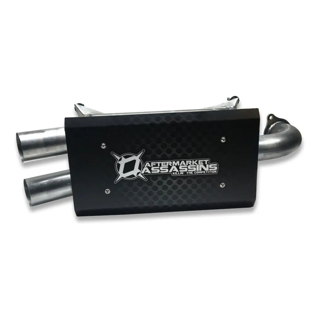 Aftermarket Assassins '16-'21 Polaris RZR XP Turbo Stainless Slip-On Exhaust