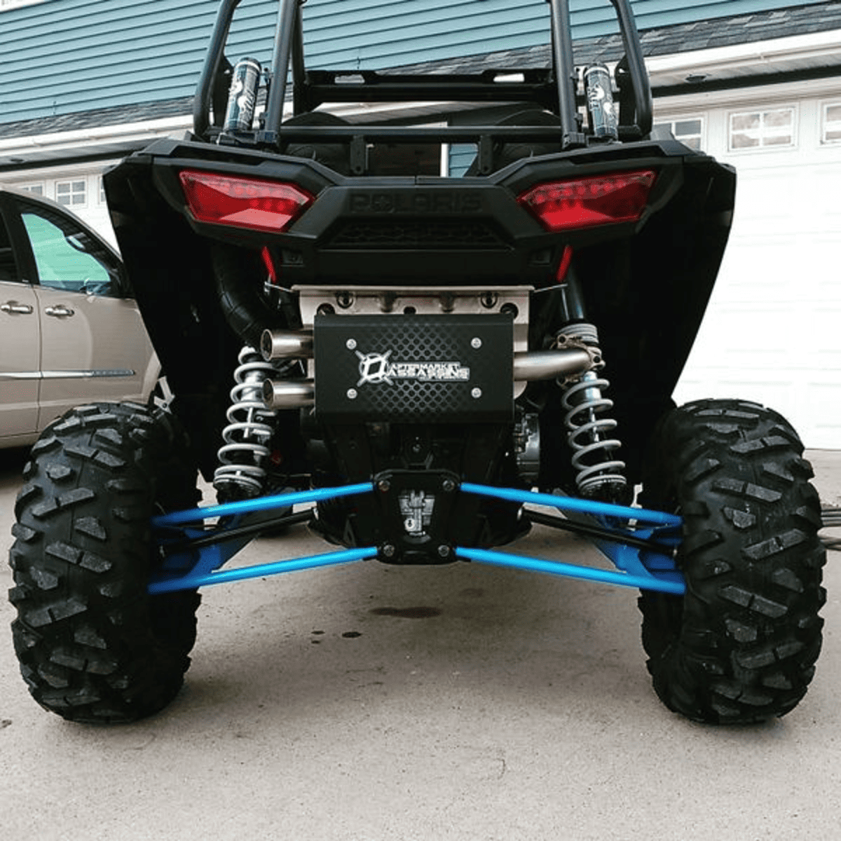 Aftermarket Assassins '16-'21 Polaris RZR XP Turbo Stainless Slip-On Exhaust