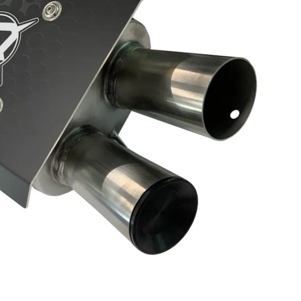 Aftermarket Assassins '16-'21 Polaris RZR XP Turbo Stainless Slip-On Exhaust