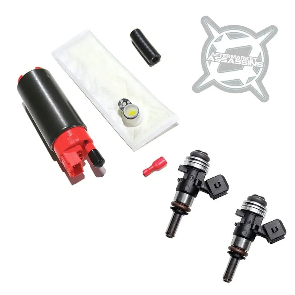 Aftermarket Assassins '16-'21 Polaris RZR XP Turbo/ Turbo S 1200cc Fuel Injectors & Fuel Pump Kit Bundle