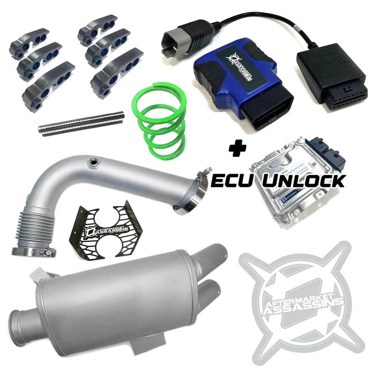 Aftermarket Assassins '21 Can-Am Maverick X3 RR 195 HP Stage 2 Lock & Load Kit