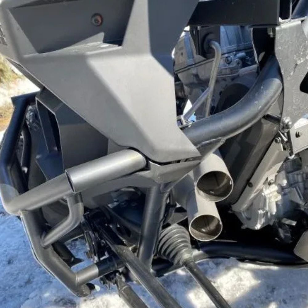 Aftermarket Assassins '22+ Polaris RZR Pro R Stainless Slip-On Side Exit Exhaust