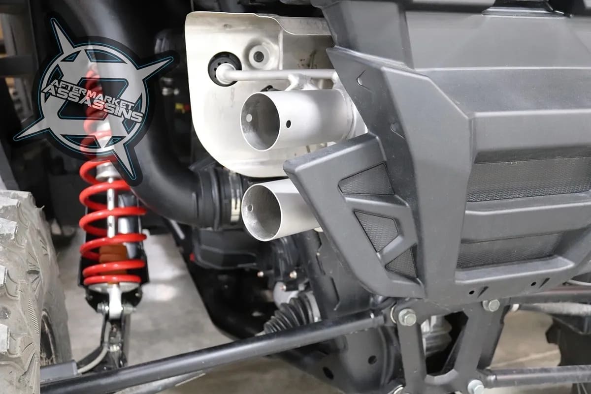 Aftermarket Assassins '24+ Polaris RZR XP 1000 Stainless Slip-On Exhaust