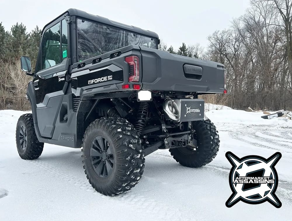 Aftermarket Assassins '25+ CF Moto U10 Pro Dual Suppressor Slip-On Exhaust