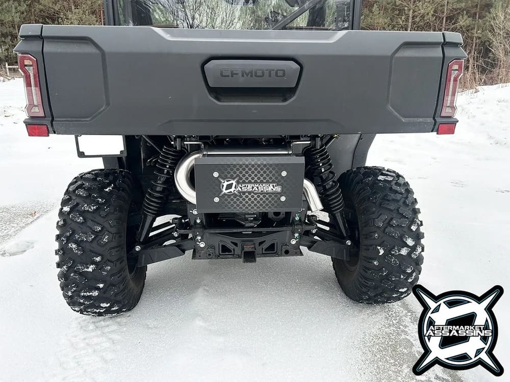 Aftermarket Assassins '25+ CF Moto U10 Pro Dual Suppressor Slip-On Exhaust