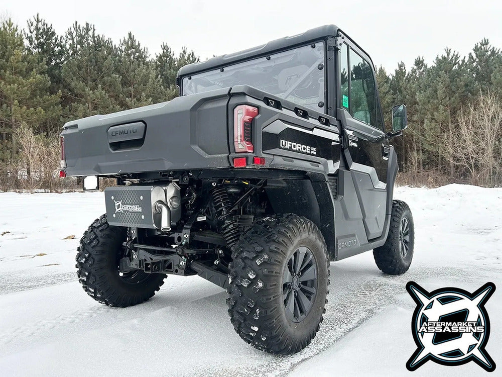 Aftermarket Assassins '25+ CF Moto U10 Pro Dual Suppressor Slip-On Exhaust