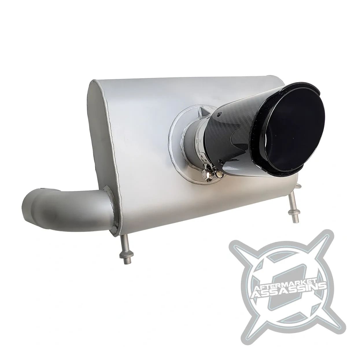 Aftermarket Assassins '21+ Can-Am Commander 1000R /'22+ Slip-On Exhaust w/ Center Exit