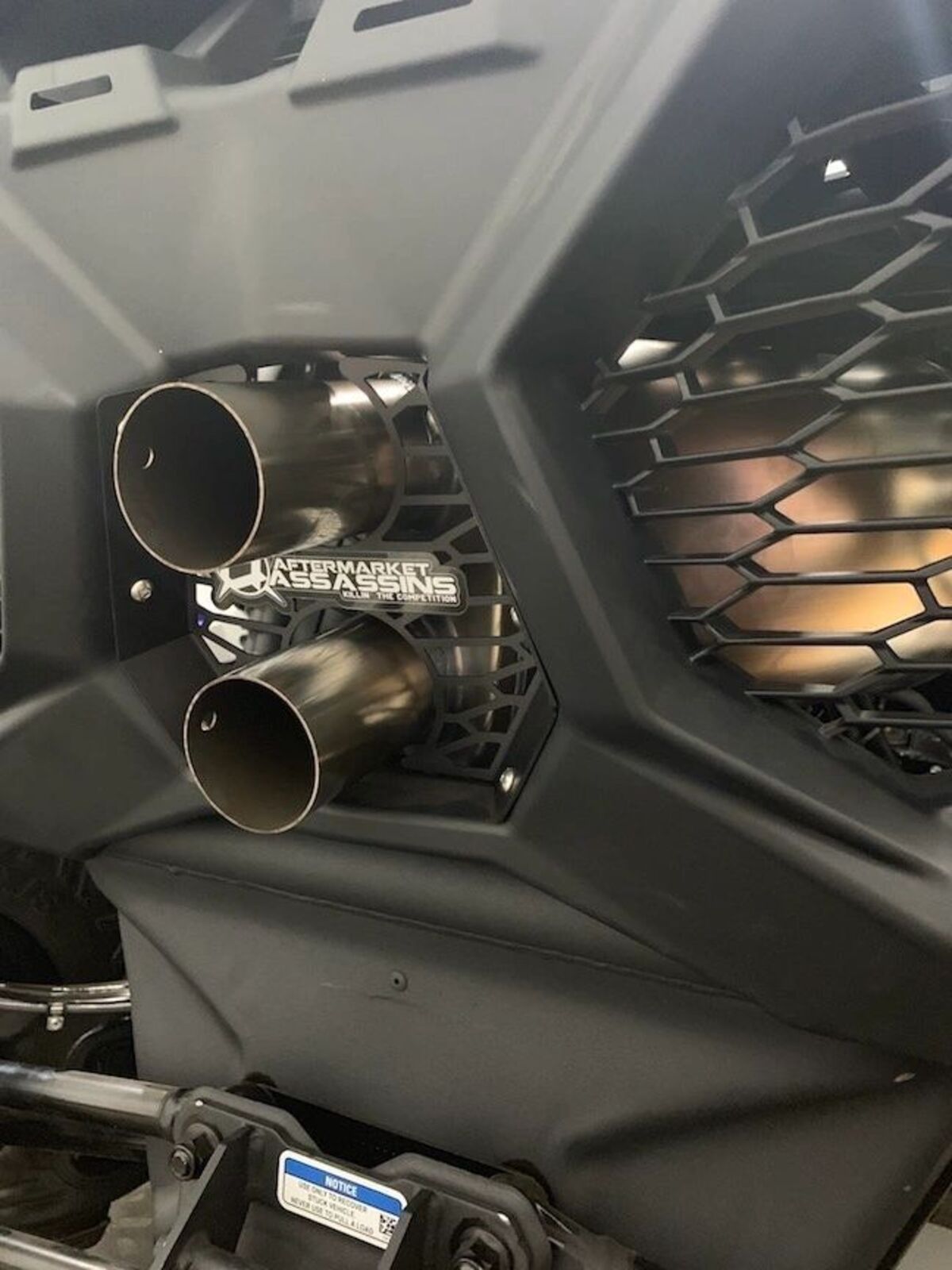 Aftermarket Assassins Can-Am Maverick X3 Sidekick 3" Full Exhaust