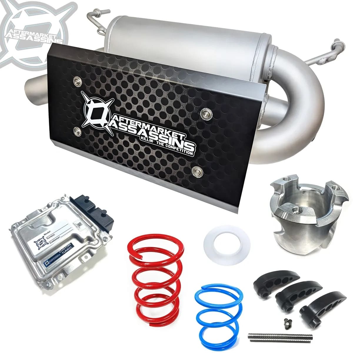 Aftermarket Assassins Polaris RZR XP 1000 Dual Suppressor Exhaust S2 Lock & Load Kit