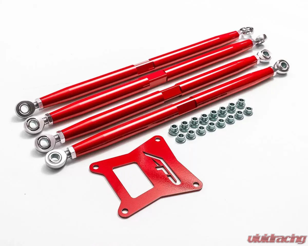 Agency Power '17-'21 Polaris RZR 1000/XP Turbo Red Adjustable Rear Radius Arms