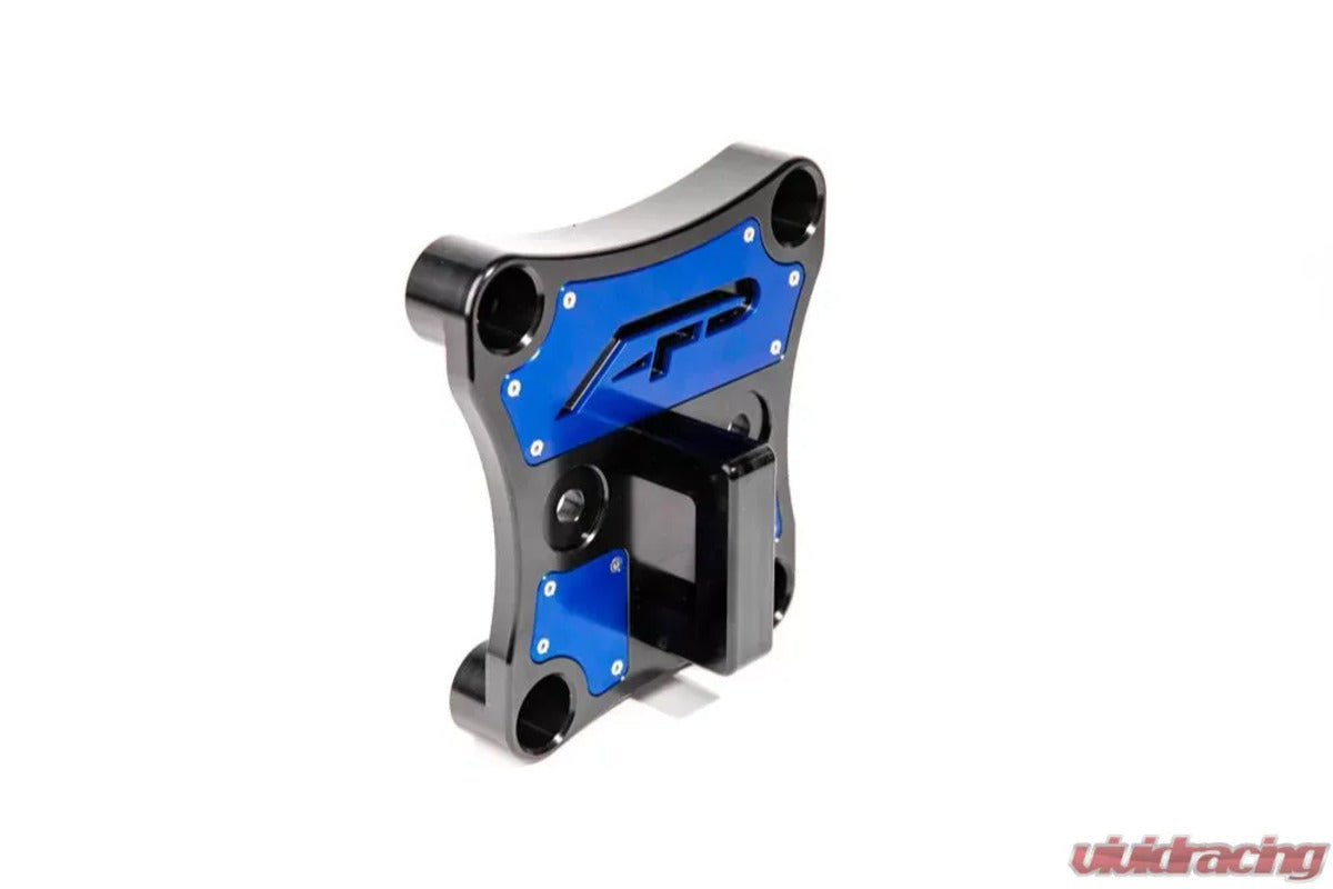 Agency Power '17-'25 Can-Am Maverick X3 Blue Billet Radius Rod Plate w/ D-Ring