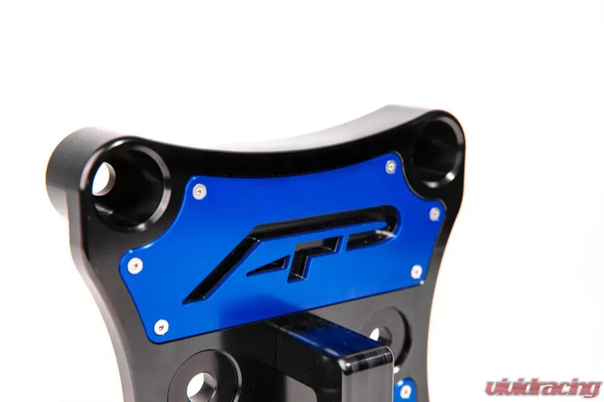 Agency Power '17-'25 Can-Am Maverick X3 Blue Billet Radius Rod Plate w/ D-Ring