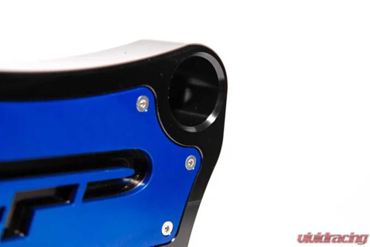 Agency Power '17-'25 Can-Am Maverick X3 Blue Billet Radius Rod Plate w/ D-Ring