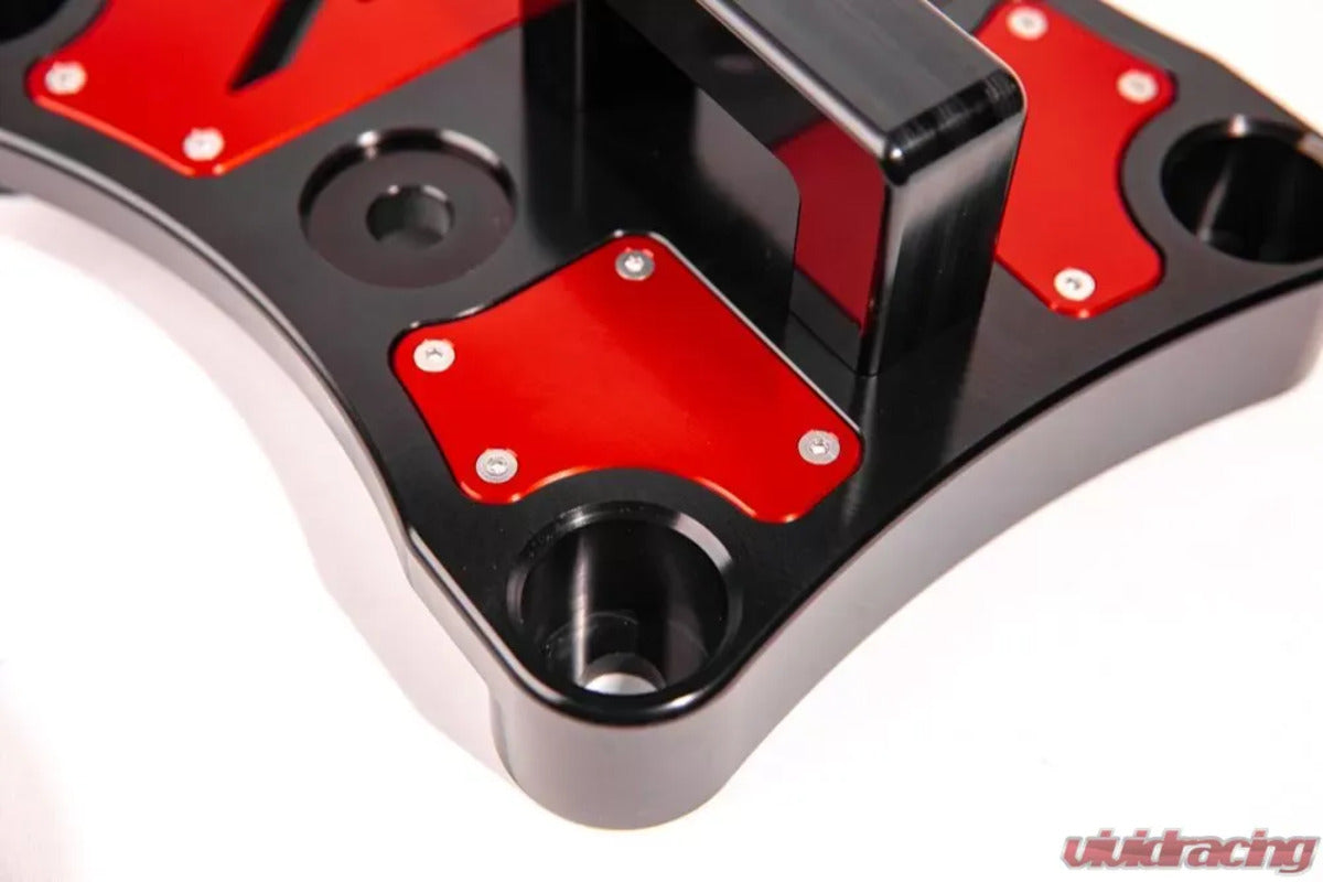 Agency Power '17-'25 Can-Am Maverick X3 Red Billet Radius Rod Plate w/ D-Ring