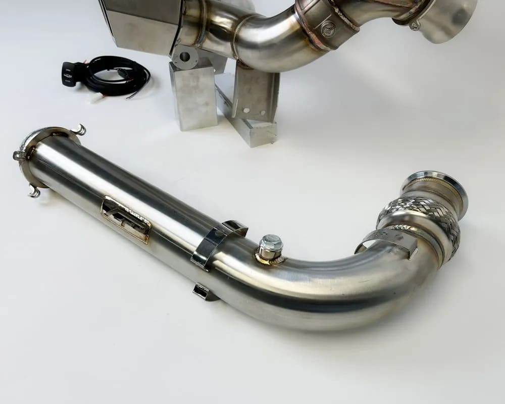 Agency Power '17-'25 Can-Am Maverick X3 Turbo 3 inch Turboback Valvetronic Exhaust System Black Tips