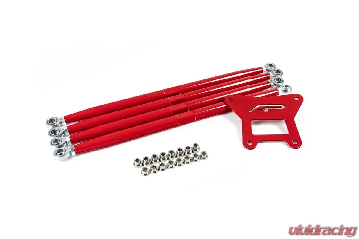 Agency Power '18-'22 Polaris RZR Turbo S Red Adjustable Rear Radius Arms