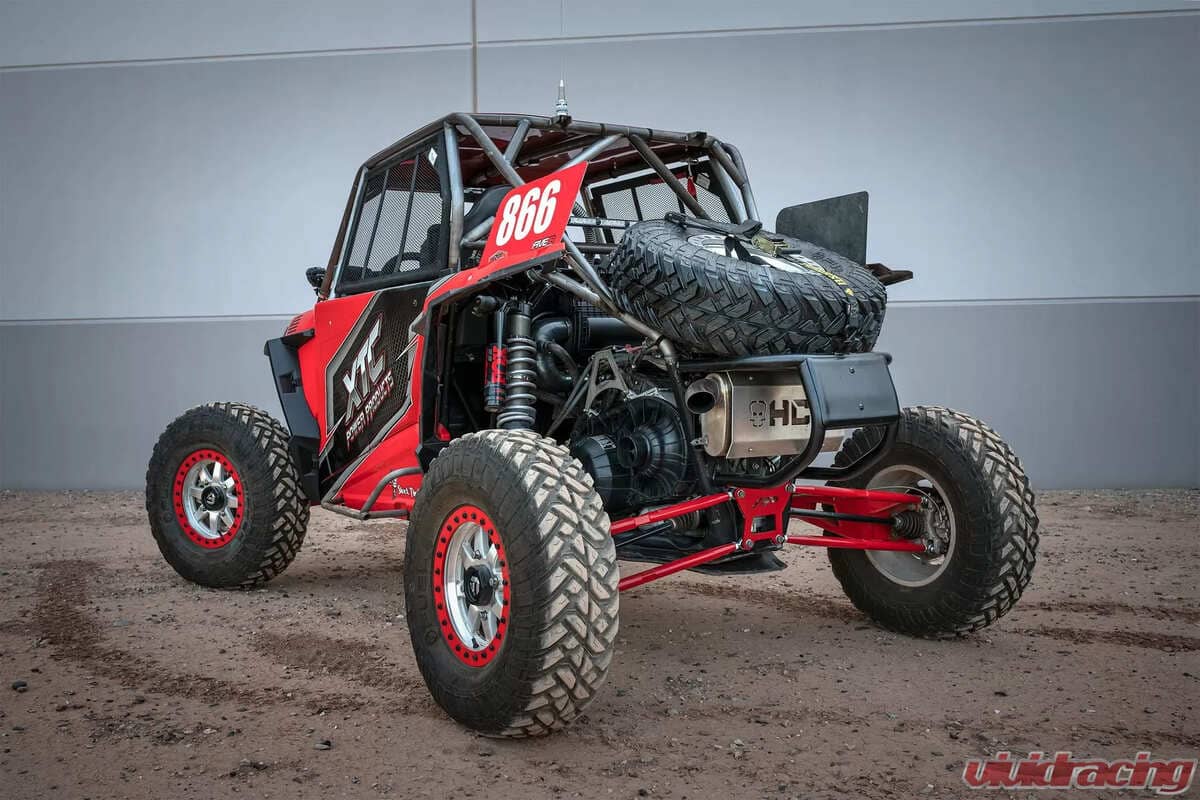 Agency Power '18-'22 Polaris RZR Turbo S Red Adjustable Rear Radius Arms