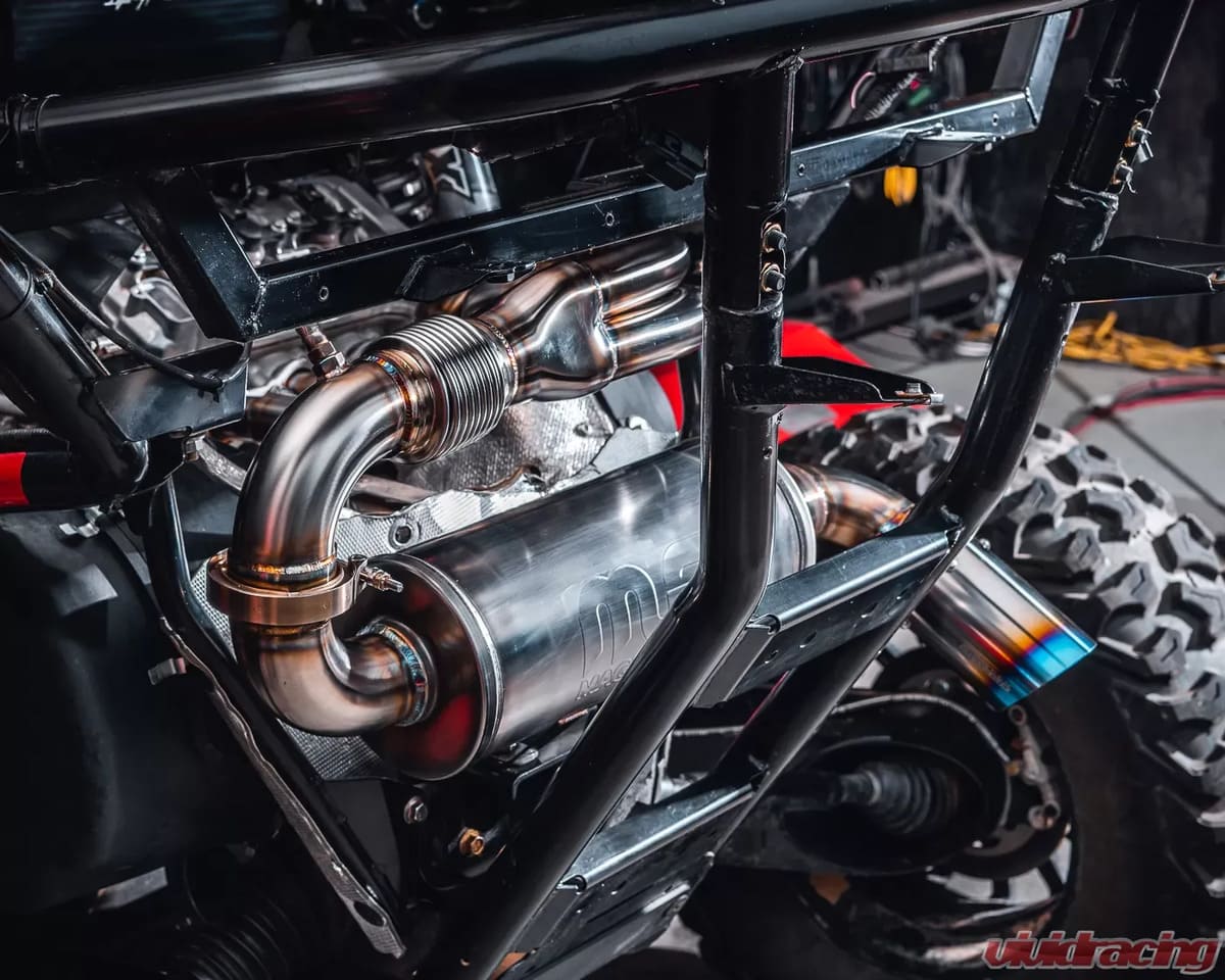 Agency Power Artic Cat Wildcat XX Header and Exhaust System Textron