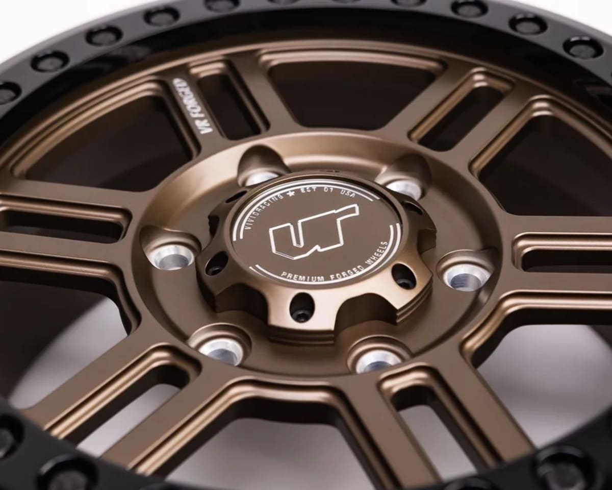 Agency Power Can-Am Maverick R Forged D16 Set of 4 15x6.0 6x139.7 Satin Bronze Beadlock Wheel