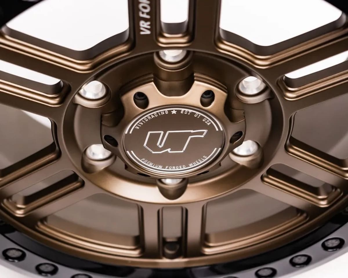 Agency Power Can-Am Maverick R Forged D16 Set of 4 15x6.0 6x139.7 Satin Bronze Beadlock Wheel