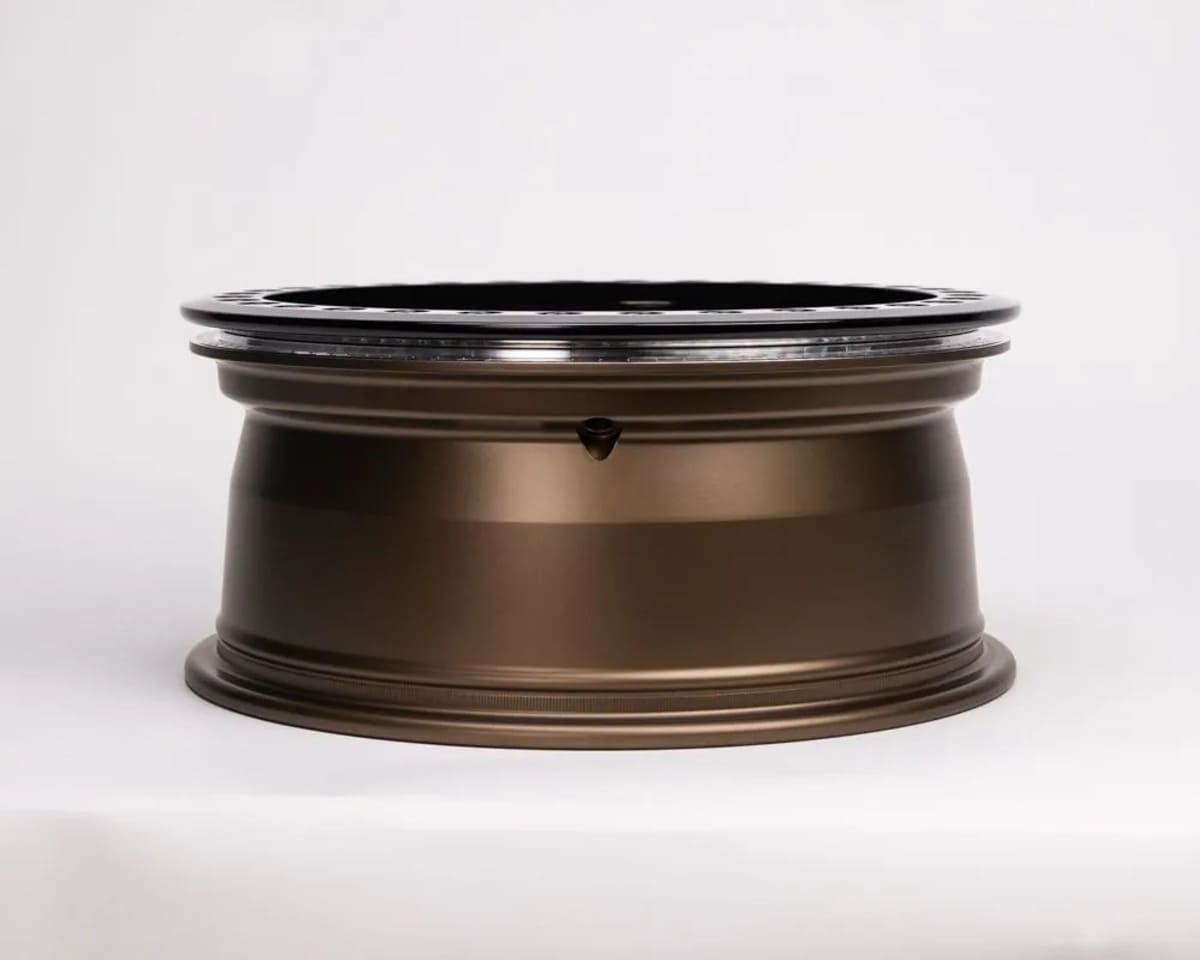 Agency Power Can-Am Maverick R Forged D16 Set of 4 15x6.0 6x139.7 Satin Bronze Beadlock Wheel