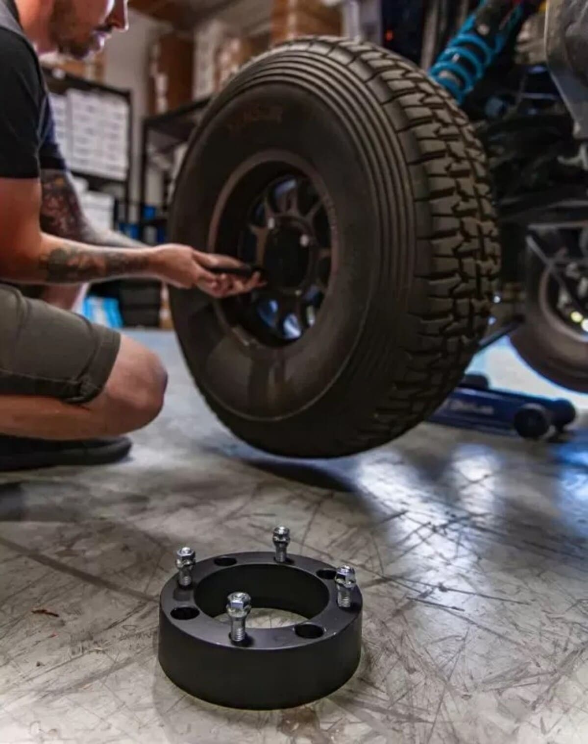 Agency Power Kawasaki/Polaris Black Wheel Spacers