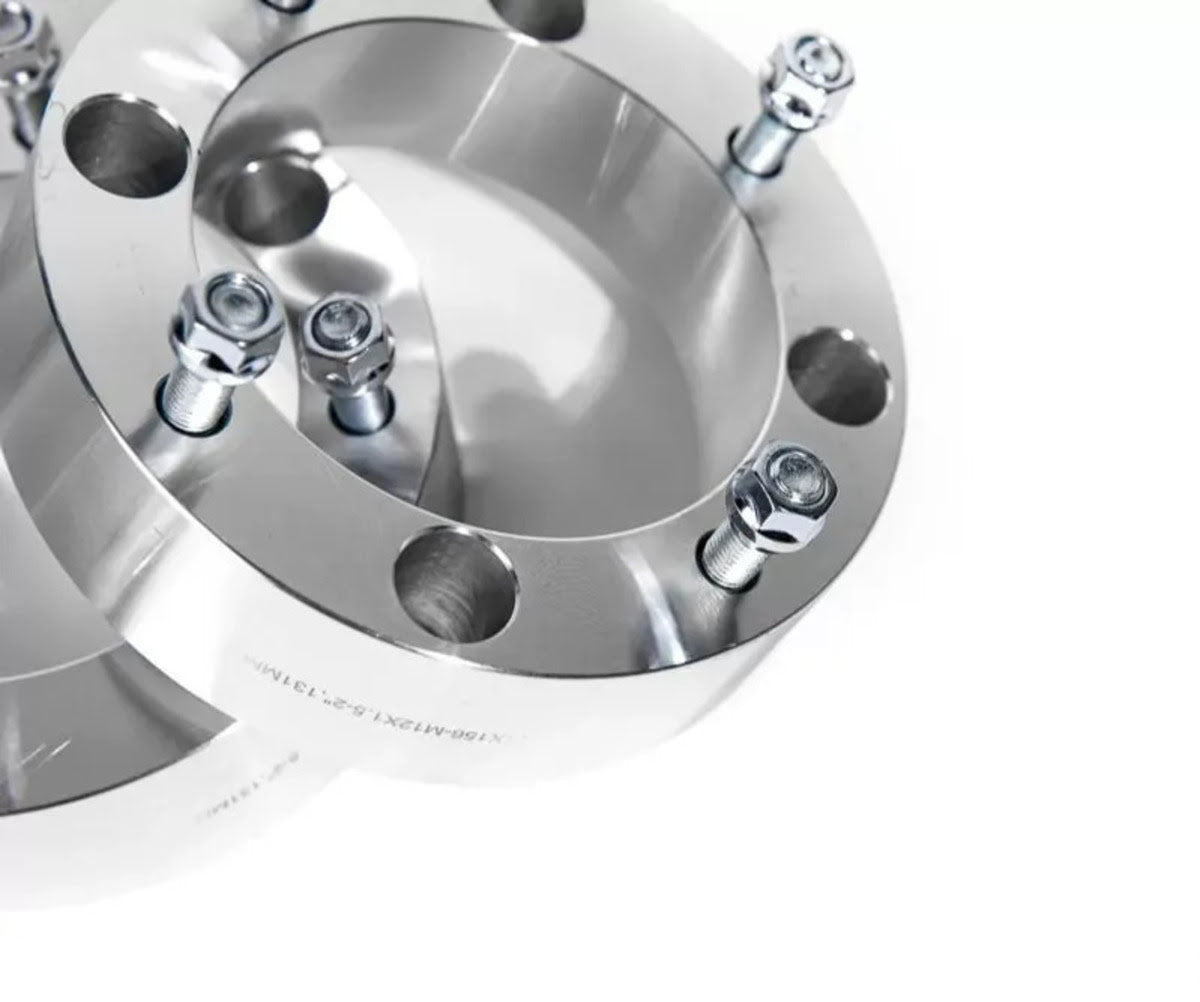 Agency Power Kawasaki/Polaris Silver Wheel Spacers