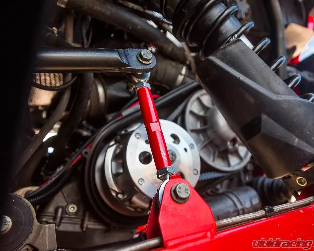 Agency Power Polaris RZR 1000 / XP Turbo Adjustable Rear Sway Bar Links Red