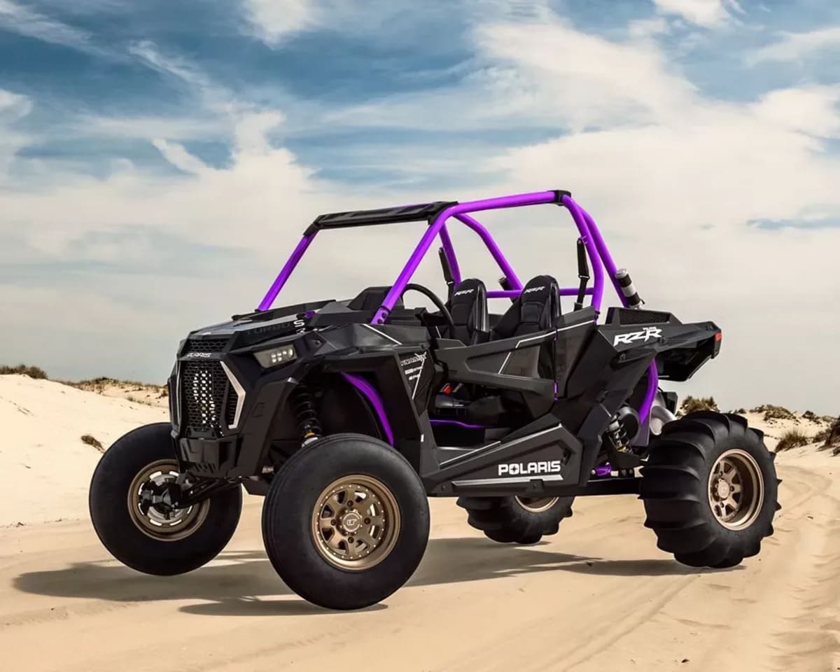 Agency Power Polaris RZR Forged D15 Dunes 15x7/15x10 Satin Bronze Wheel Set