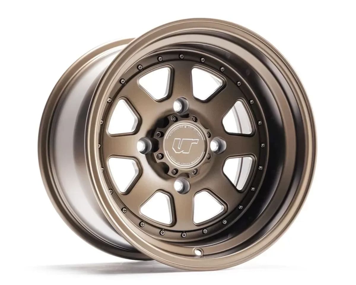 Agency Power Polaris RZR Forged D15 Dunes 15x7/15x10 Satin Bronze Wheel Set