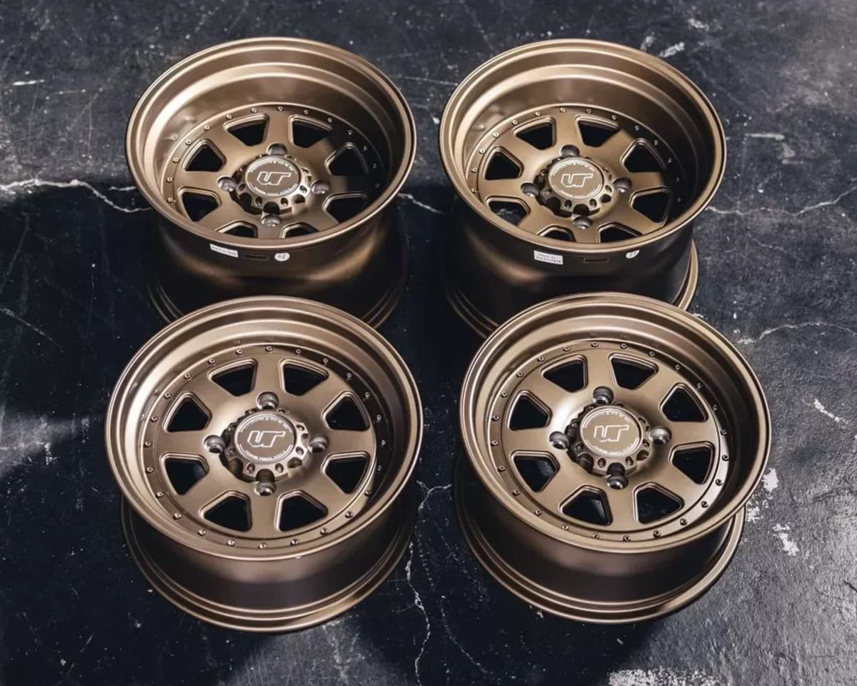 Agency Power Polaris RZR Forged D15 Dunes 15x7/15x10 Satin Bronze Wheel Set