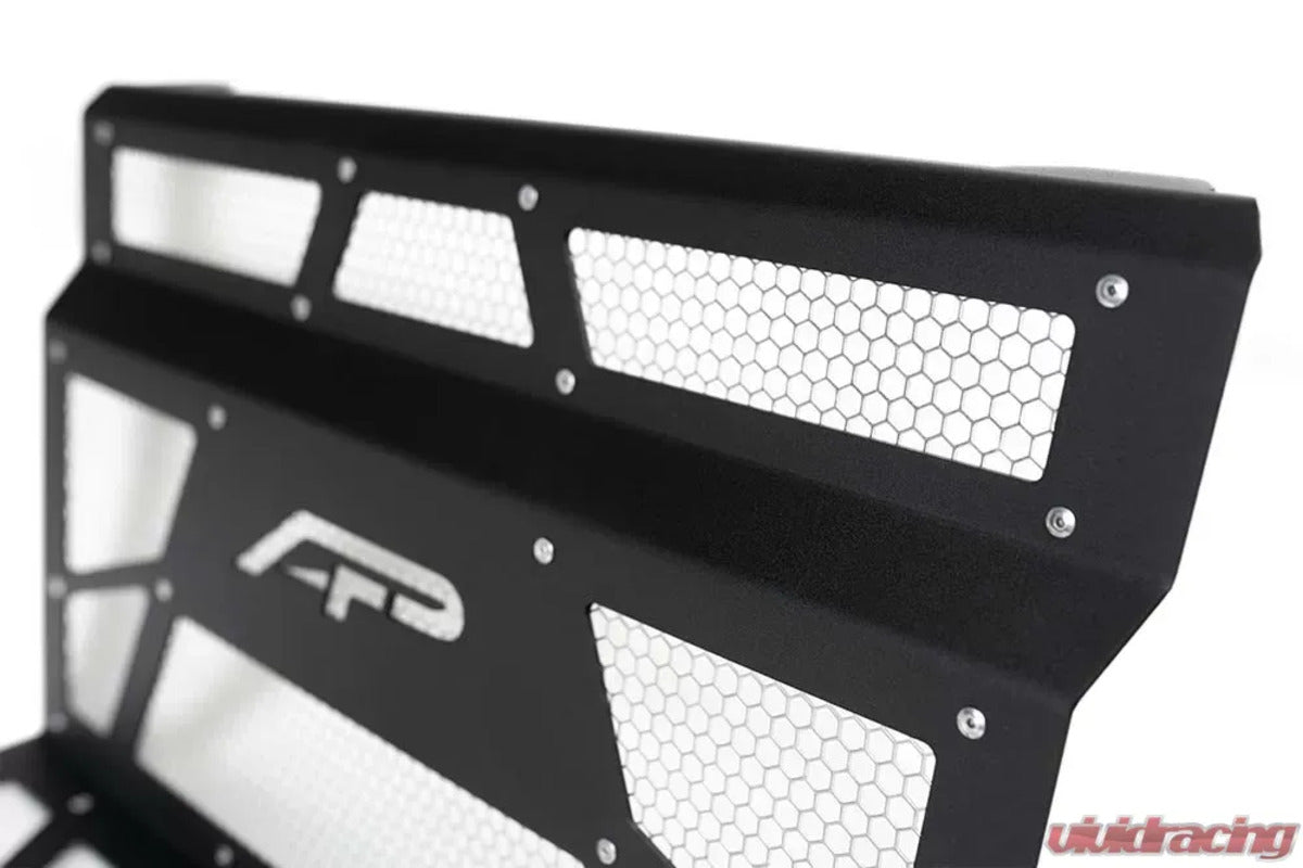 Agency Power Polaris RZR XP 1000/XP Turbo Vented Engine Cover Matte - Black & Raw