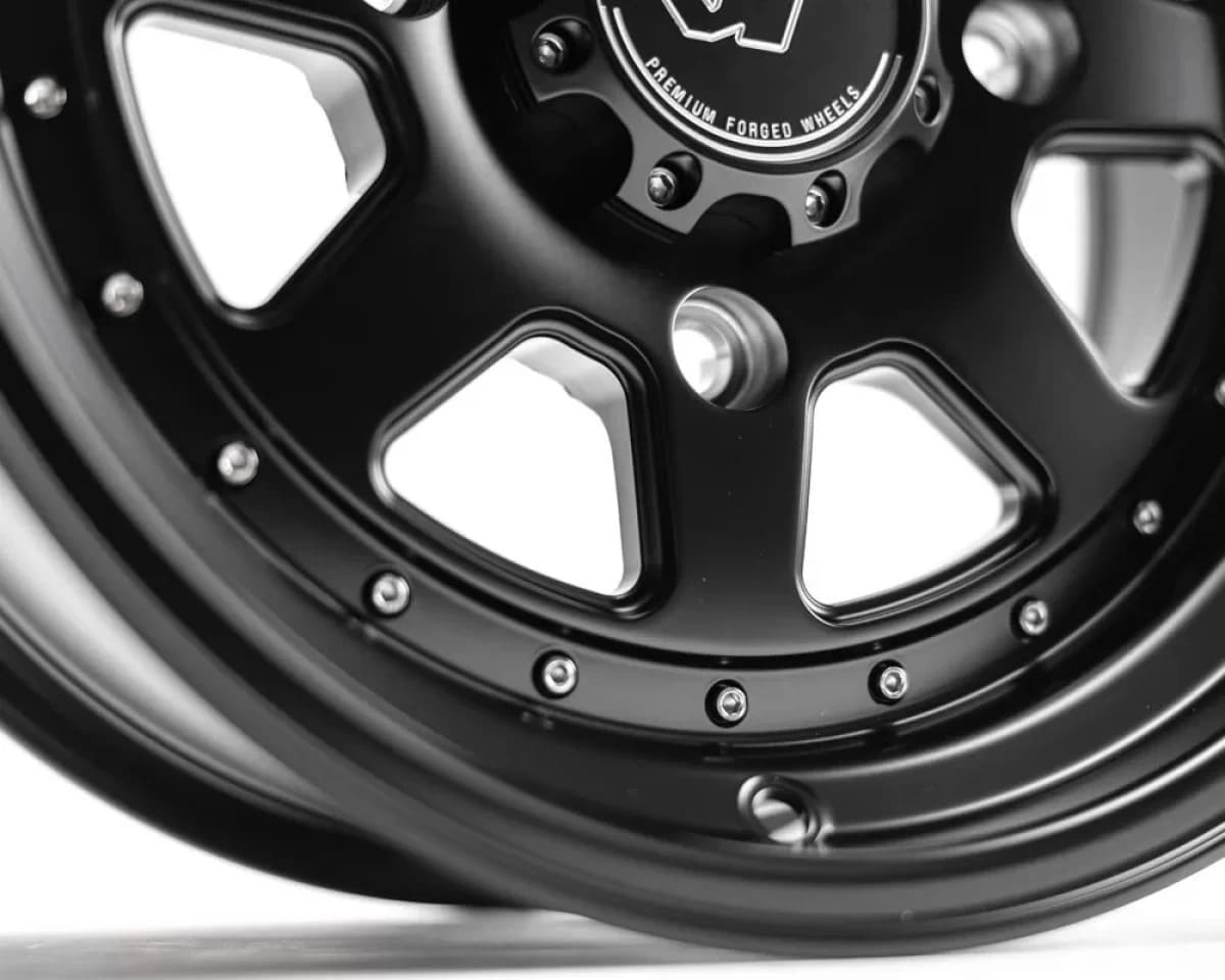 Agency Power VR Forged D15 Wheel - Matte Black - 15x7 +13mm 4x156