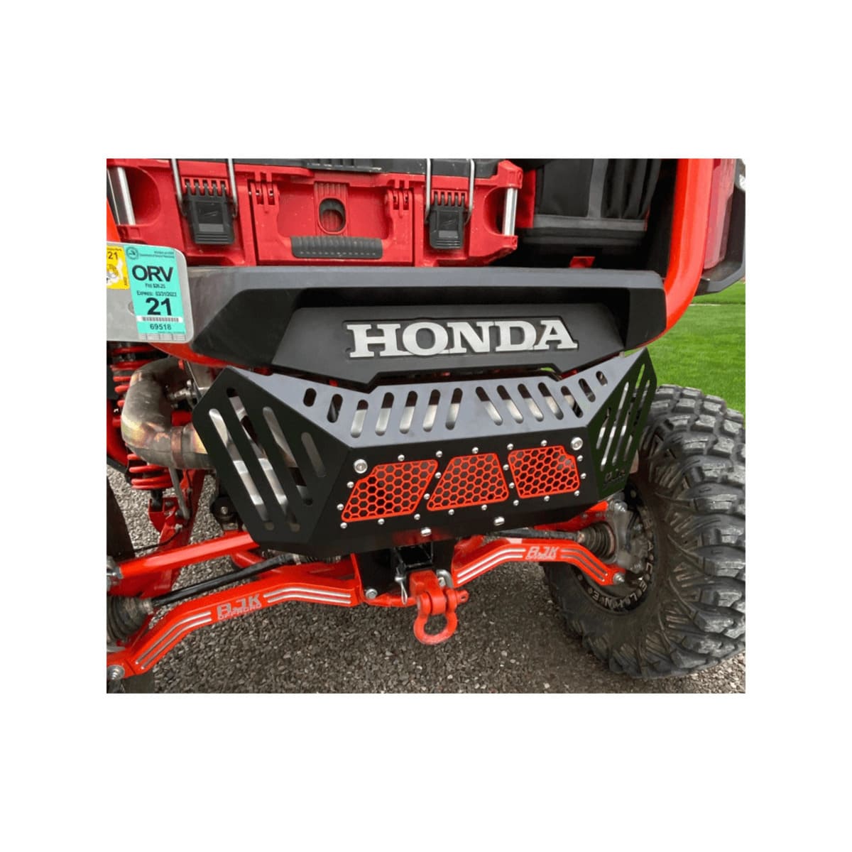 AJK Honda Talon Exhaust Cover