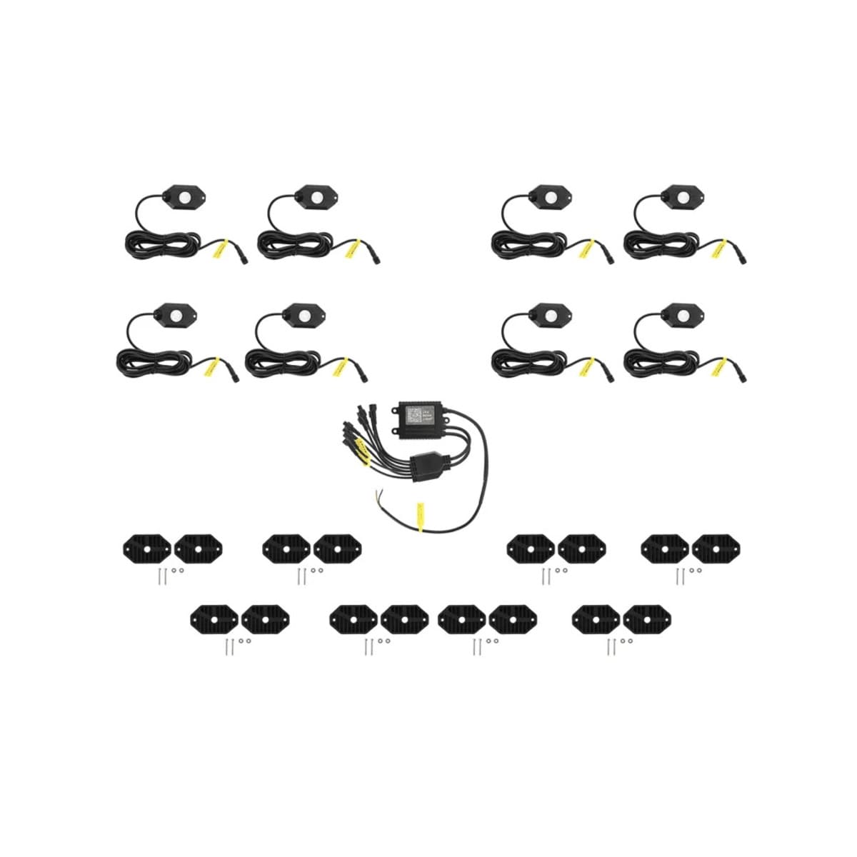 AJK Offroad 8 Piece LED Rock Light Kit