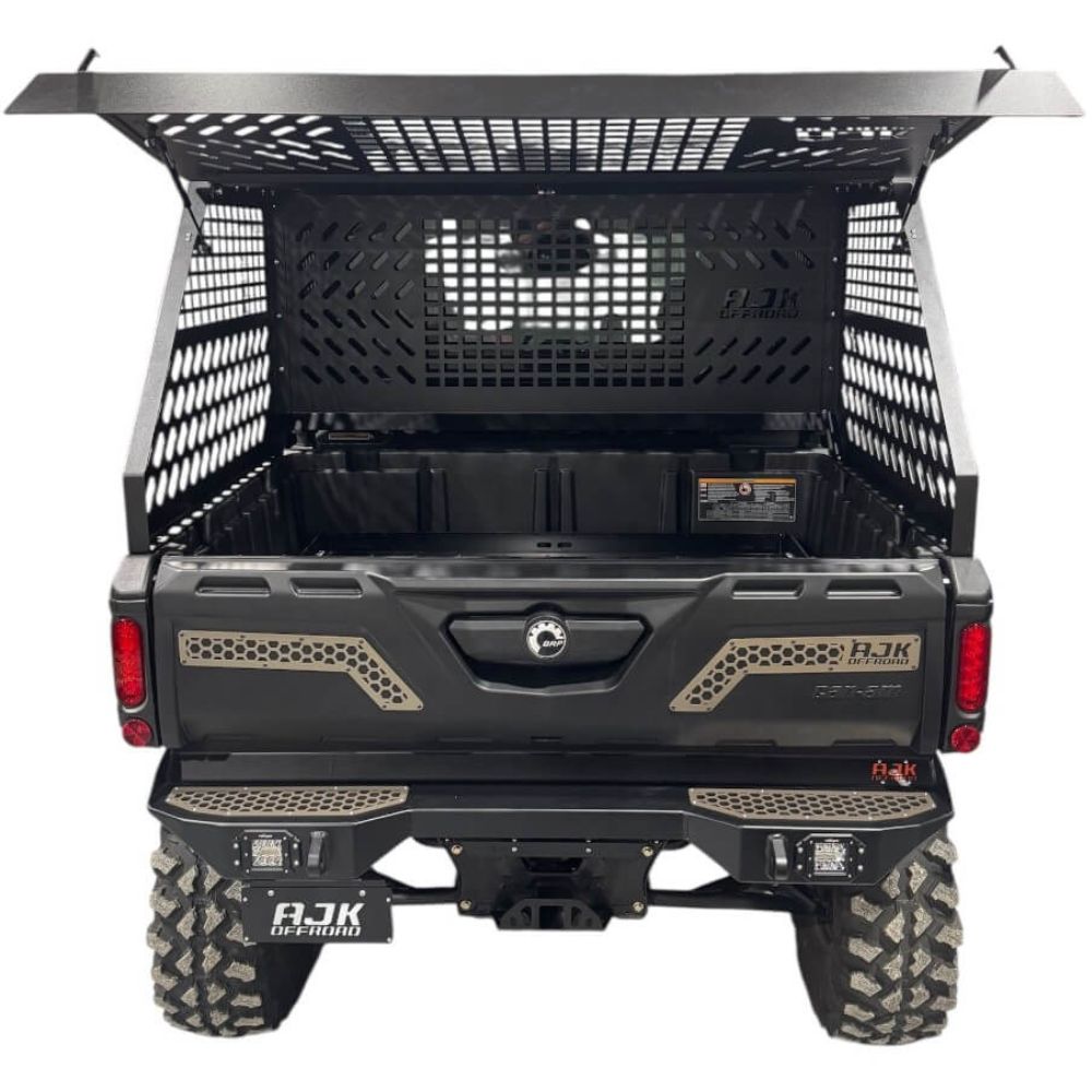 AJK Offroad Can-Am Defender HD10/ HD11 Tall Bed Rack w/ Enclosure