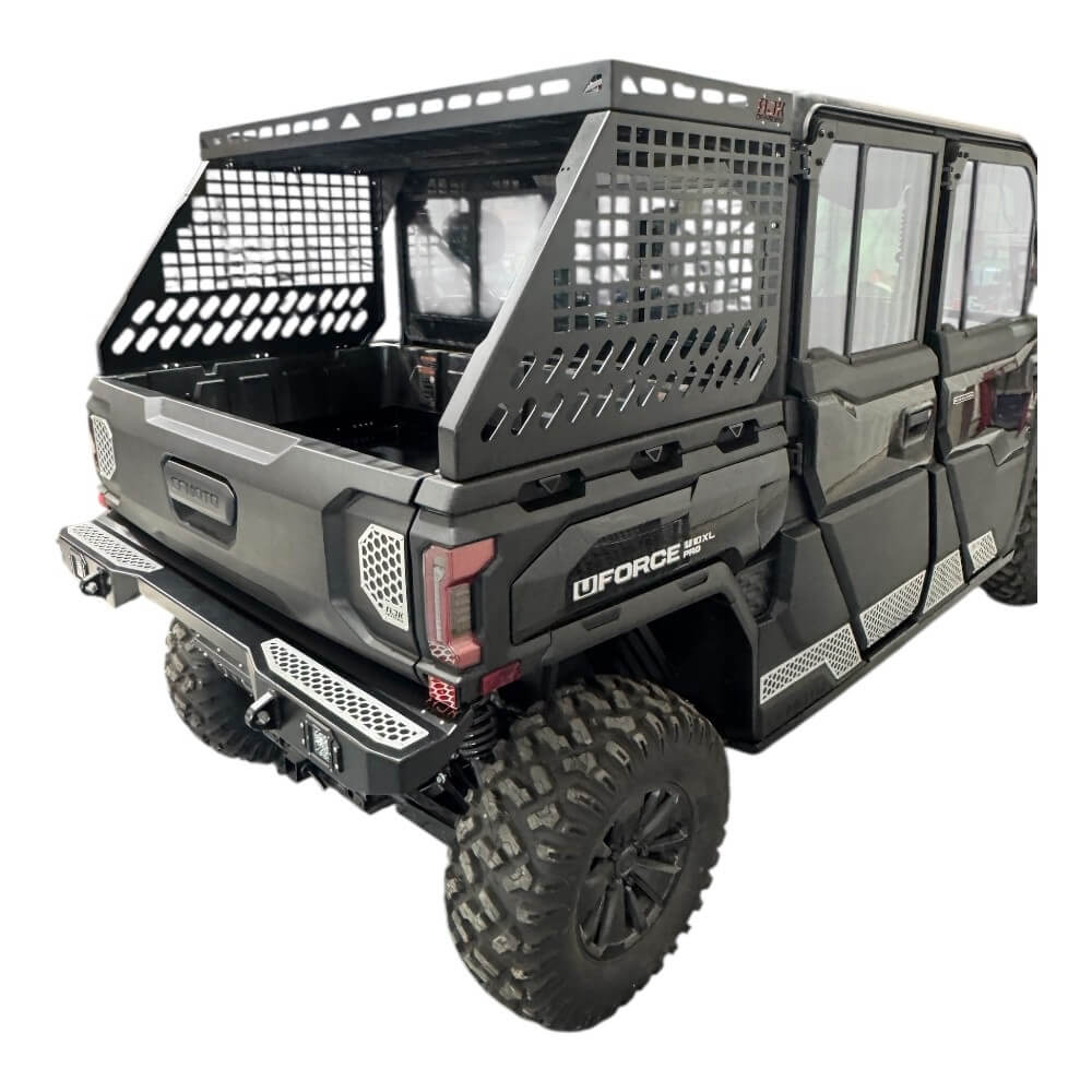 AJK Offroad CF Moto UForce U10 Tall Bed Rack w/ Enclosure