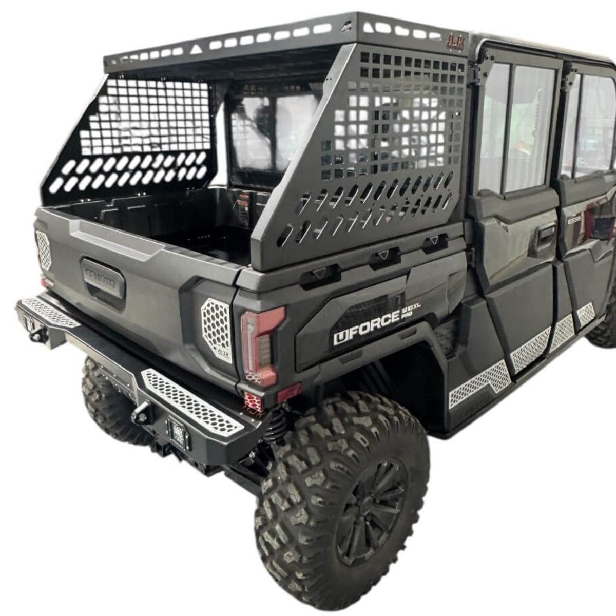 AJK Offroad CF Moto UForce U10 Tall Bed Rack w/ Enclosure