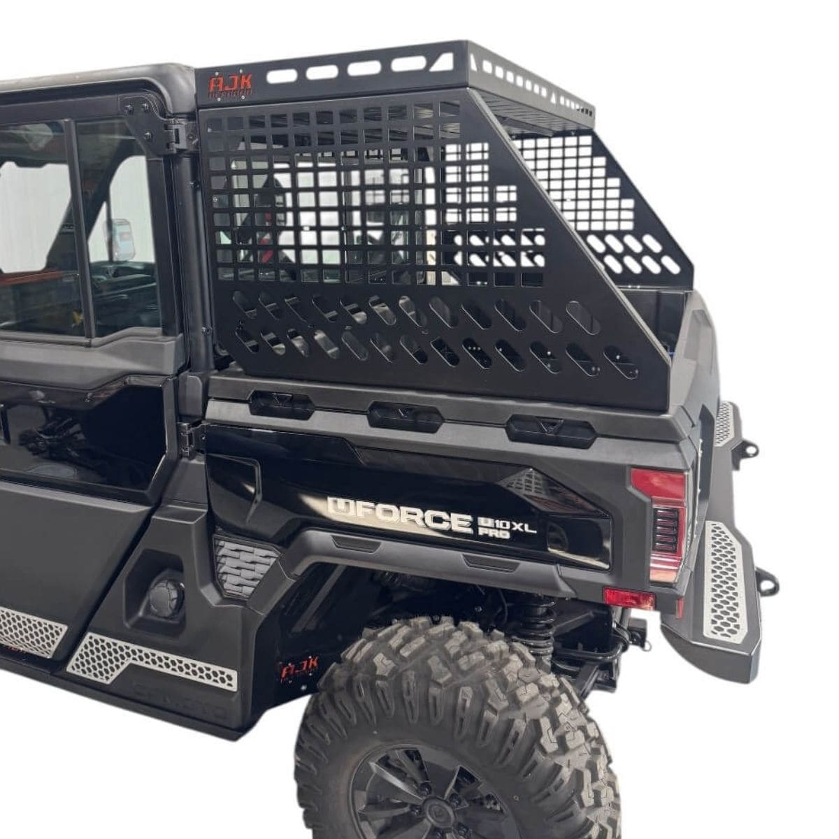AJK Offroad CF Moto UForce U10 Tall Bed Rack w/ Enclosure