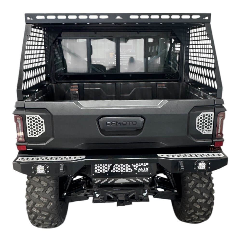 AJK Offroad CF Moto UForce U10 Tall Bed Rack w/ Enclosure